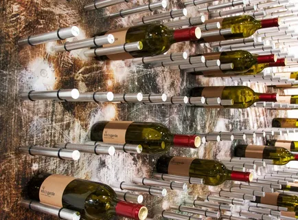 wine pegs wall